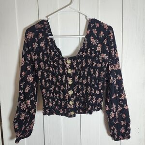 Arizona Off The Shoulder Floral Shirt